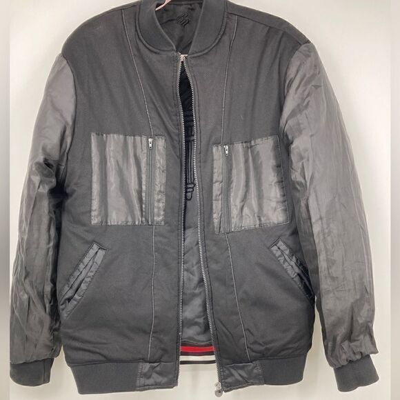 Rocawear Men’s Black Embroidered Jacket Size M - Picture 8 of 11